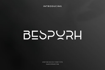 Free Besporh Display Font advertising branding classy display display font elegant fashion fonts lettering logo luxury magazine minimalist modern sans serif serif stylish typeface typography unique