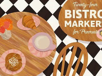Free Bistro Markers for Procreate black blackboard brushes calligraphy dry graphic design handdrawn handlettering letter lettering markers paint procreate procreate art procreate brush procreate brushes procreate illustration sharpie strokes texture