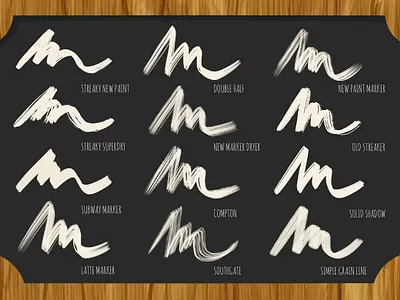 Free Bistro Markers for Procreate 3d black blackboard brushes calligraphy dry handdrawn handlettering letter lettering markers paint procreate procreate art procreate brush procreate brushes procreate illustration sharpie strokes texture