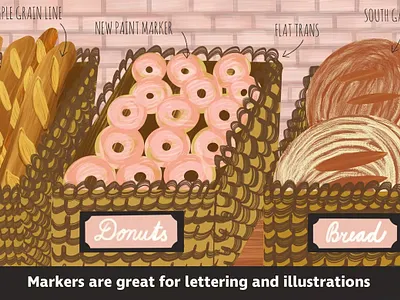 Free Bistro Markers for Procreate black blackboard brushes calligraphy dry graphic design handdrawn handlettering letter lettering markers paint procreate procreate art procreate brush procreate brushes procreate illustration sharpie strokes texture