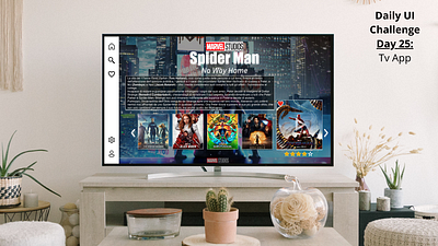 Daily UI Challenge - Day 25: Tv App app design figma graphic design ui ui design