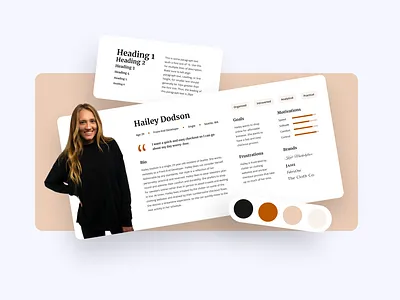 Persona Template | Style 02 design ux ux design