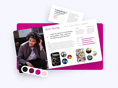 Persona Template | Style 03 design ux ux design