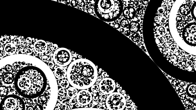 Circling ⚫⚪ abstract javascript tinycode