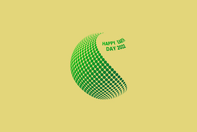 Earth day design dribbbleweeklywarmup. graphic design illustration logo vector weeklywarmup