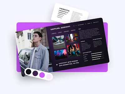 Persona Template | Style 05 design ux ux design