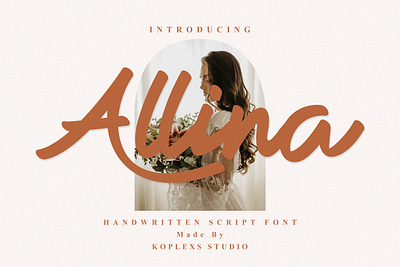 Allina - Signature Bold Script beautiful cool fonts cursive fonts