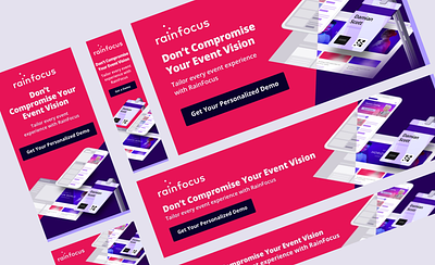 Don't Compromise Your Event Vision Ads ads branding design eventmanagement events illustration software ui