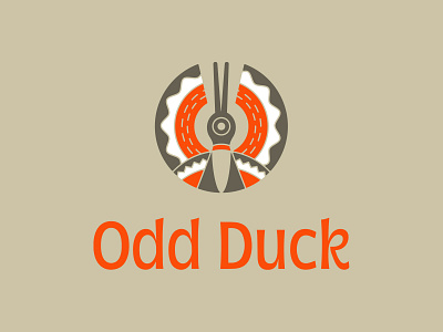 Odd Duck Logo branding clean logo duck duck design duck identity duck illustration duck logo identity identity design logo logo design