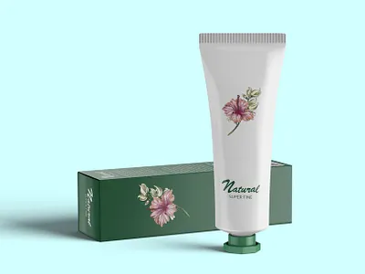 Cosmetic Cream Tube & Box Mockups 3d 3d illustration 3d modeling 3d rendering cad modeling cosmetic packaging mock up packaging design packaging mockup product design product mockup product packaging product visualization