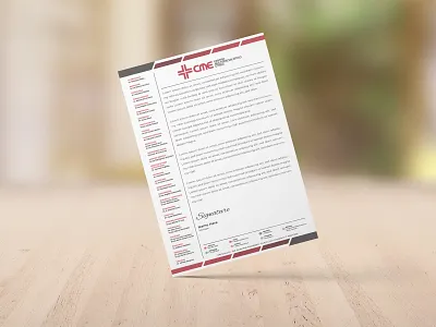 Letterhead Template a4 branding branding design brochure business business flyer corporate design flyers graphicdesign illustration letter letterhead letterhead design letterhead template letterhead template design lettering logo proposal templates