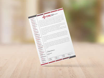 Letterhead Template a4 branding branding design brochure business business flyer corporate design flyers graphicdesign illustration letter letterhead letterhead design letterhead template letterhead template design lettering logo proposal templates