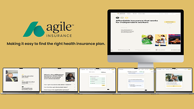 AgileHealthInsurance.com 3.0 design design health tech product strategy saas ui user experience ux design web design