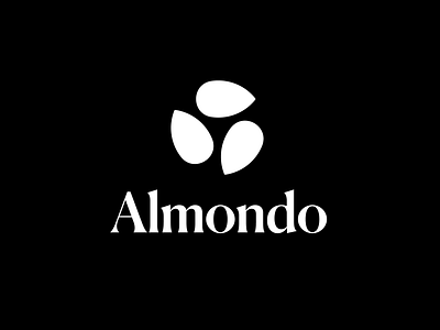 Almondo abstract almond brand identity branding dynamic elegant food geometric logo logo design minimal organic retail rotation