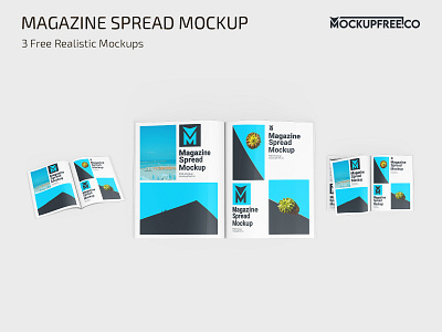 Free Magazine Spread Mockup free journal magazine mock up mockup mockups page pages photoshop psd template templates