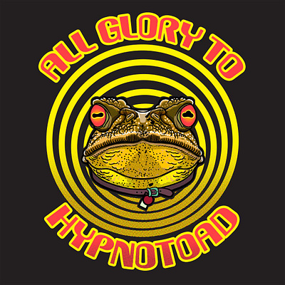 Hypnotoad branding graphic design illustration