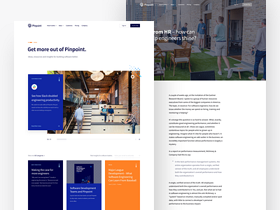 Pinpoint – Customer Stories analytics design desktop mobile saas software ui ux video web