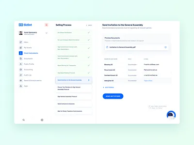 BizBot - Process Stepper dashboard flow startup stepper