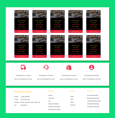Card Design and Customer Service Design ui