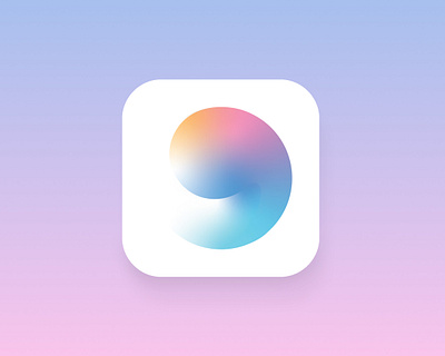 Deep Breath App app brand identity branding breath breathe breathing design gradient icon illustration logo logo design meditation relax