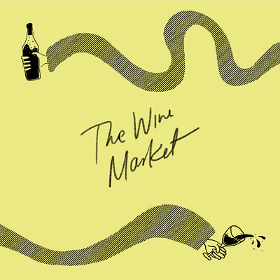 The Wine Market - A Rebrand branding design graphic design illustration illustrator logo menu rebrand typography vector wine