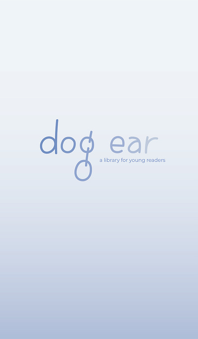 Dog Ear - A Library for Young Readers animals books branding design graphic design illustration illustrator library logo typography vector