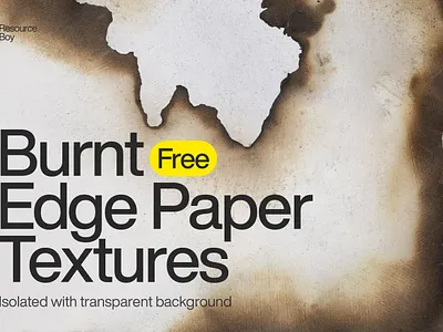 Free Burnt Edge Paper Textures burnt burnt edge cardboard download free freebie kraft paper paper photoshop png texture transparent