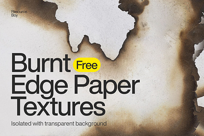 Free Burnt Edge Paper Textures burnt burnt edge cardboard download free freebie kraft paper paper photoshop png texture transparent