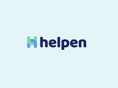 Helpen Brand Identity brand identity branding charity graphic design h logo h wordmark letter h logo logo design tech tech logo technology technology logo wordmark