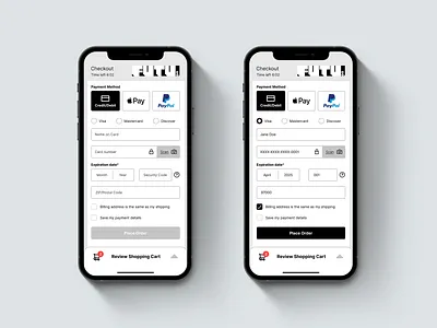 Daily UI 002—Credit Card Checkout dailyui dailyui002 ui