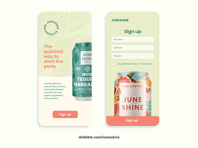 DailyUI 001 :: Sign up app branding graphic design illustration mobile typography ui ux