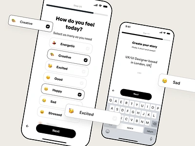 User Onboarding Wizard - Influencer App account setup clean clean app design influencer ios ios app learn ui learndesign minimal mobile app modern onboarding social media ui ui design uiux user onboarding ux ux design