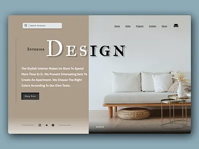 Furniture store 3d animation app branding design flat graphic design icon illustration logo minimal motion graphics typography ui ux vector web