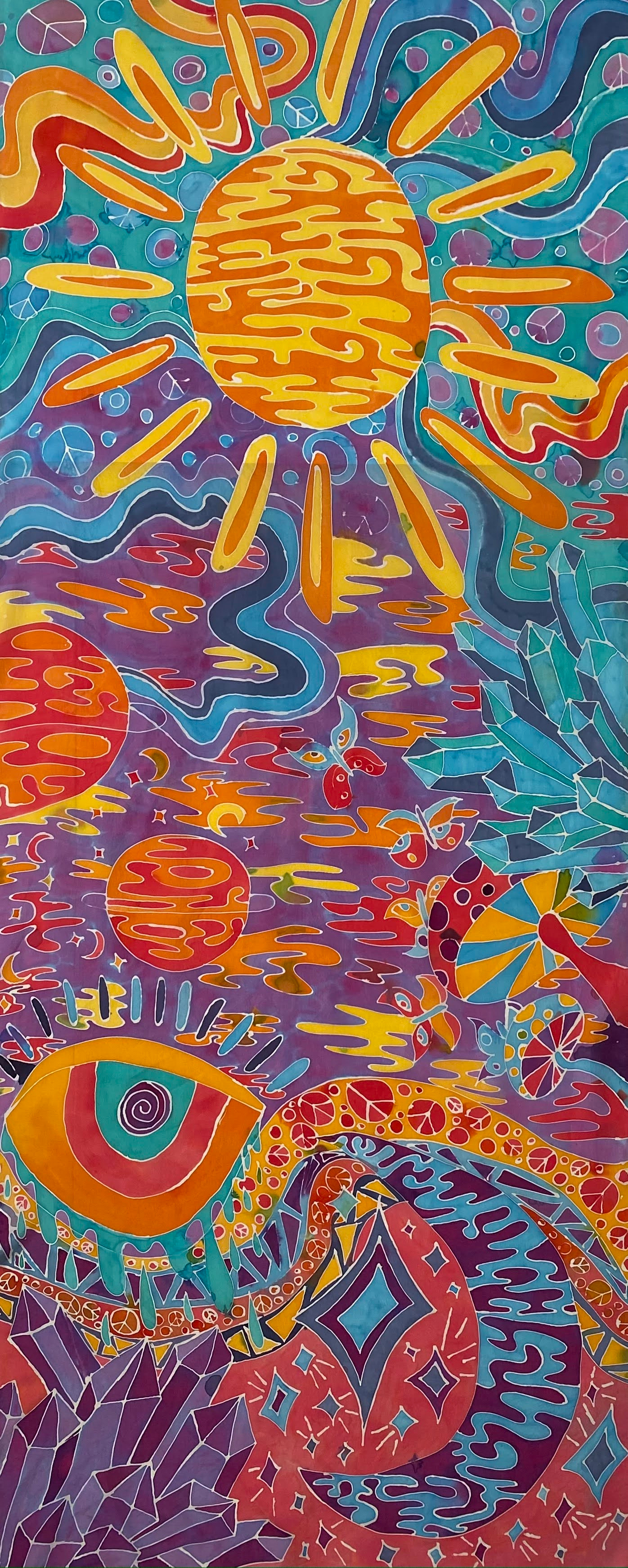 Example of Silk Painting