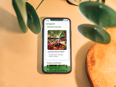 Case Study: Homegrown App app card organization design ui ux