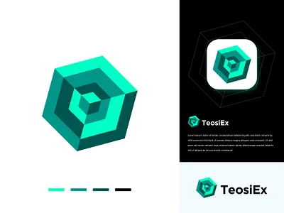 Blockchain logo concept (unused) 3d bitcoin block blockchain brand identity branding crypto crypto exchange crypto wallet cryptocurrency ethereum fintech icon logo modern logo nft logo tech