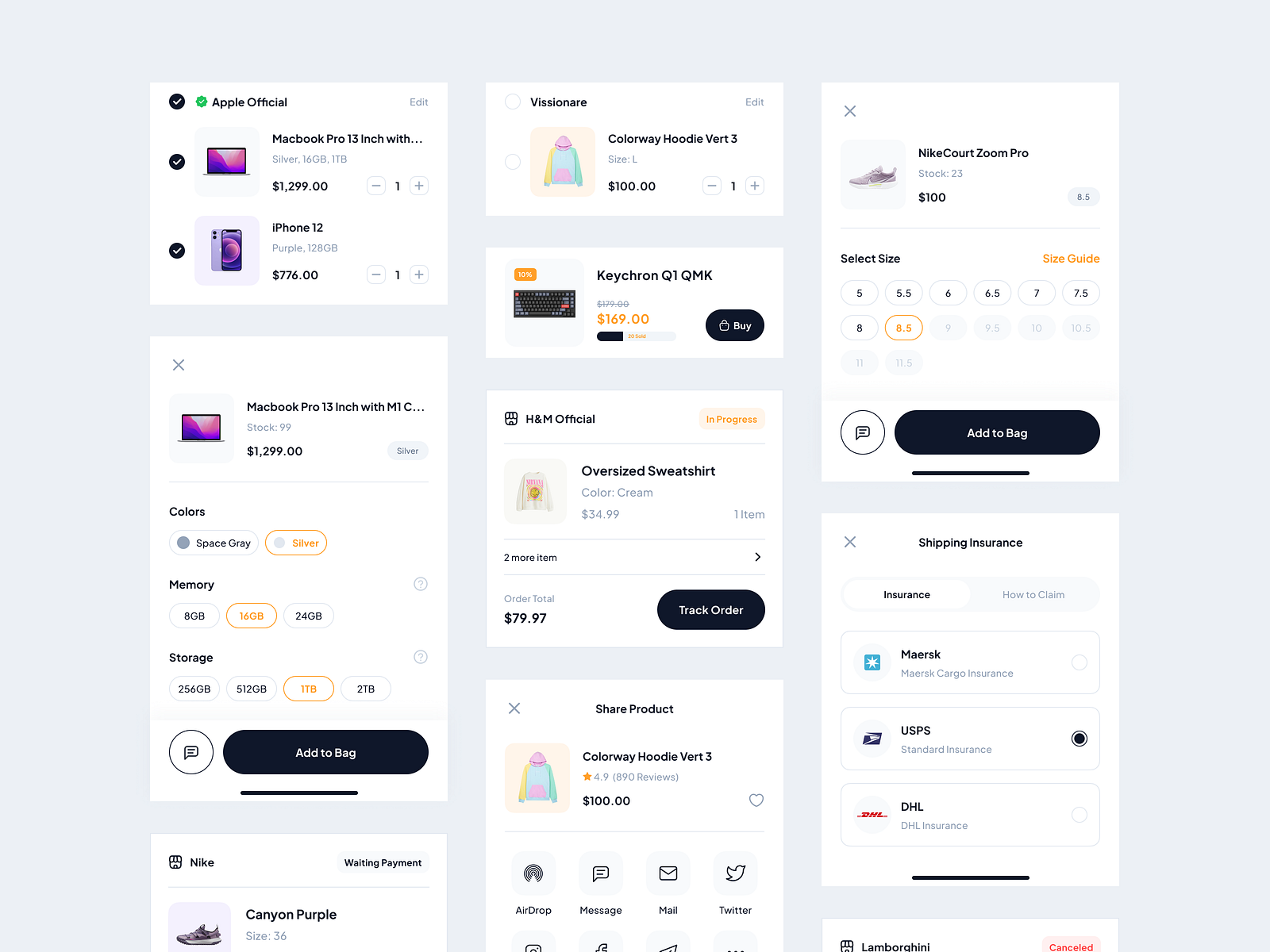 Shopline - Marketplace App UI Kit by Uxerflow UI/UX on Dribbble