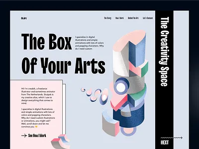 art website agency agency portfolio art art portfolio creative illustration saas web landing page