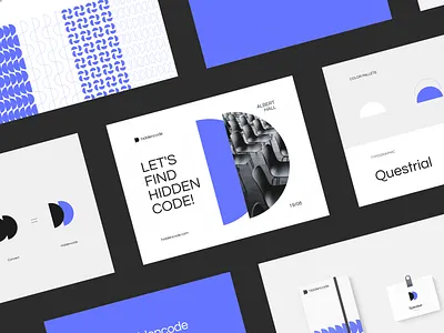 Hiddencode - Logo and brand identity for the conference event brand identity branding color combinations graphic design logo logo design logotype minimal
