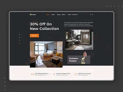 Architecture & Interior Design Website architect architecture architecture interior design architecture design architectureal decoration design studio furniture home decoration interior agency interior architecture interior design interiors landing page living room pixency real state ui design ux design website