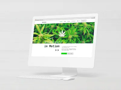 Homepage design for GreenScreens new Branding art direction branding cannabis corporate identity design dispensaries glitch graphic design graphiste freelance green home page logo mockup modern screen glitch uiux web design webdesigner weed