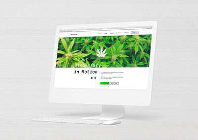 Homepage design for GreenScreens new Branding art direction branding cannabis corporate identity design dispensaries glitch graphic design graphiste freelance green home page logo mockup modern screen glitch uiux web design webdesigner weed