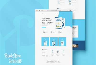 Bookstore Website graphic design ui website website design wordpress