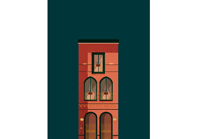 Palazzo Vucciria illustration vector
