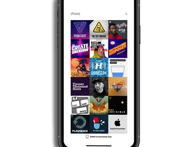 Podcasts App (library) app application mobile podcasts ui
