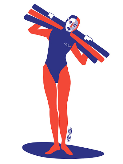 Teté Bleue Illustration II adobe animation art artist character design digital art digital illustration fashion graphic design illustration procreate