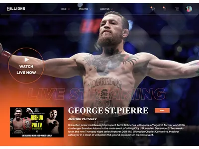 Video Platform branding homepage responsive ui video