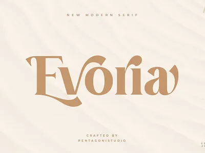 Evoria - Modern Serif Font branding design display font graphic design illustration logo serif typeface typography