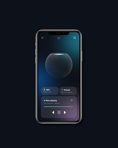 Mobile app apple product app apple design desin music startup ui ux