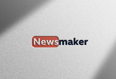 Newsmaker design illustration logo vector
